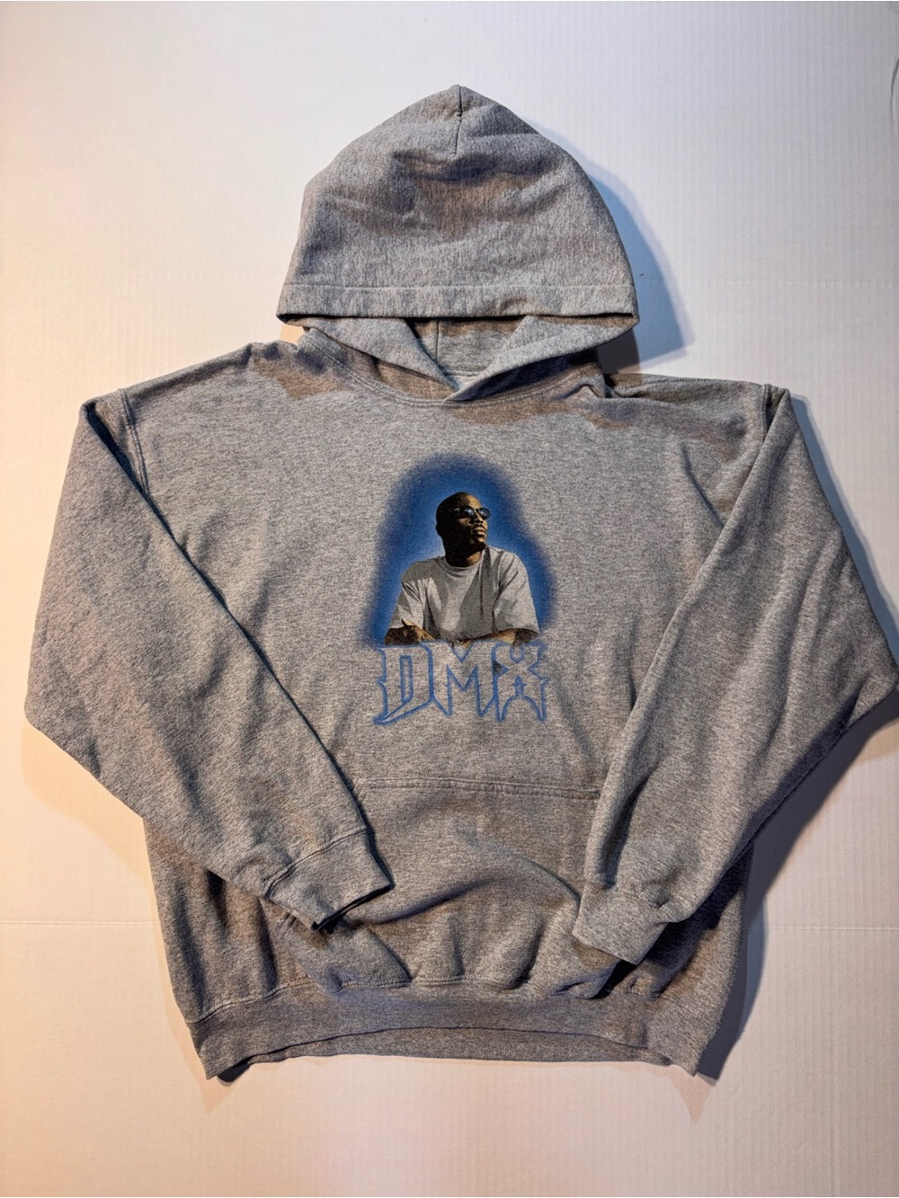 DMX Ruff Ryders Rap Hip Hop Memorial Pullover Fleece Sweatshirt Hoodie Sz Large